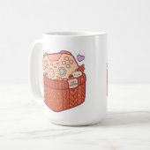 Pastell Kawaii Cozy Gamer Controller Pullover Tass Kaffeetasse (Vorderseite Links)