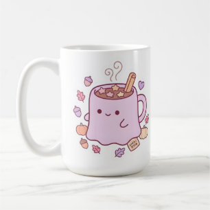 Pastell Kawaii Geist-Brew Süße Herbst-Tasse Kaffeetasse