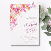 Pastell-Kirschblüten-Blumen-Hochzeit in Rosa Roman