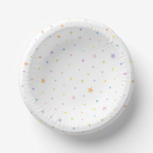 Pastell-Konfetti-Birthday-Papier-Schalen Pappteller