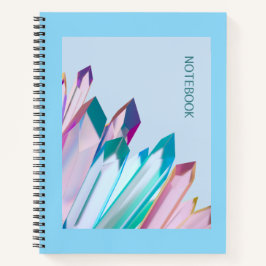 Pastell-Kristall-Notizbuch - Moderne geometrische  Notizblock