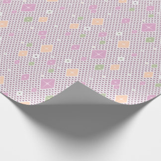 Pastell-Kristall-Stern-Muster Geschenkpapier