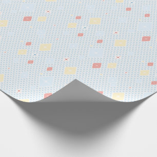 Pastell-Kristall-Stern-Muster-Wrap-Papier Geschenkpapier