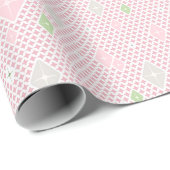 Pastell-Kristall-Stern-Muster-Wrap-Papier Geschenkpapier (Rolleneckpunkt)