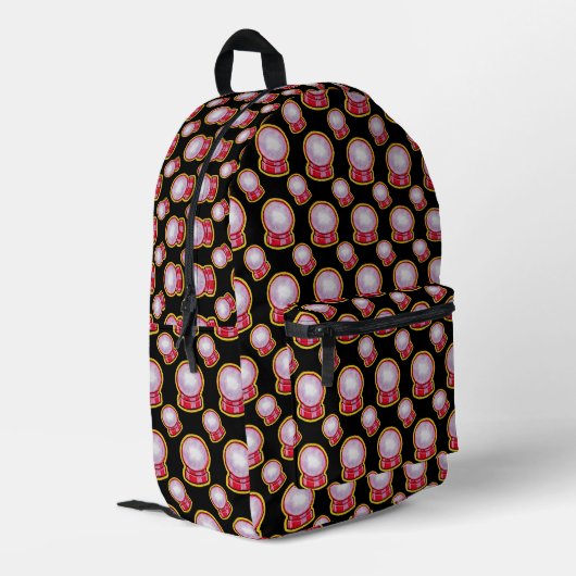 Pastell Kristallkugel Bedruckter Rucksack (Rückseitige Ecke links)