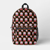 Pastell Kristallkugel Bedruckter Rucksack (Vorderseite)
