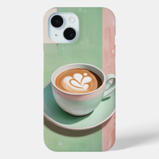 Pastell-Latte Case-Mate iPhone Hülle (Rückseite)