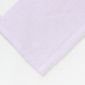 Pastell-Lavendel-Blumen-Watercolor-Fliesblanke | Fleecedecke (Ecke)
