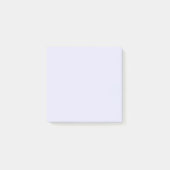 Pastell-Lavendel-Einfarbig-Minimalist Post-it Klebezettel (Vorderseite)