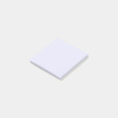 Pastell-Lavendel-Einfarbig-Minimalist Post-it Klebezettel (angewinkelt)