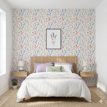 Pastell-Lavendel-Rosa-Blau-Lachs-Wildblume
