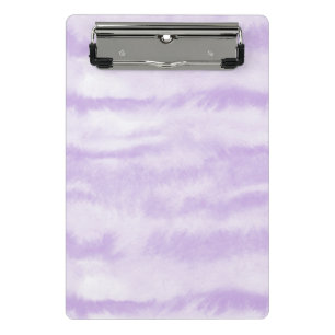 Pastell-Lavendel-Tie-Dye-Wasserfekteffekt Mini Klemmbrett