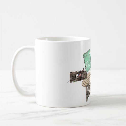 Pastell-LBI Liebe-Collage Kaffeetasse (Links)