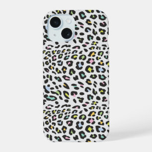 Pastell-Leoparden-Punkt-Muster iPhone 15 Hülle
