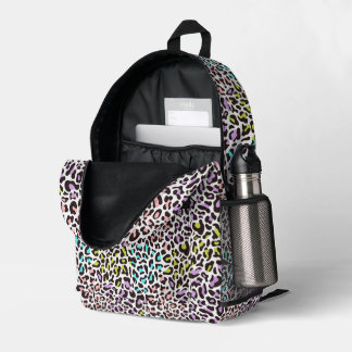 Pastell-Leopardenflecken Bedruckter Rucksack