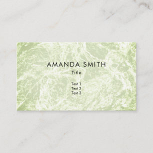 Pastell Light Green Abstrakt Business Card Visitenkarte