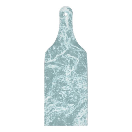 Pastell Light Türkquoise Abstrakt Schneidebrett (Vorderseite)