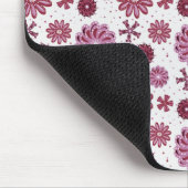 Pastell Lila Abstrakte Blume Mousepad (Ecke)