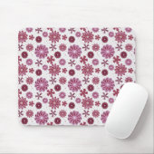 Pastell Lila Abstrakte Blume Mousepad (Mit Mouse)