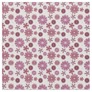 Pastell Lila Abstrakte Blume Stoff