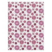 Pastell Lila Abstrakte Blume Tischdecke (Vorderseite)