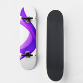 Pastell-Lila-Farbe Skateboard (Vorderseite)