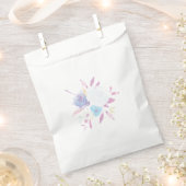 Pastell Lila Floral Aquarelltasche Geschenktütchen (Ausgeschnitten)