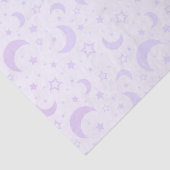Pastell Lila Halbmonde Halloween Seidenpapier (Detail)