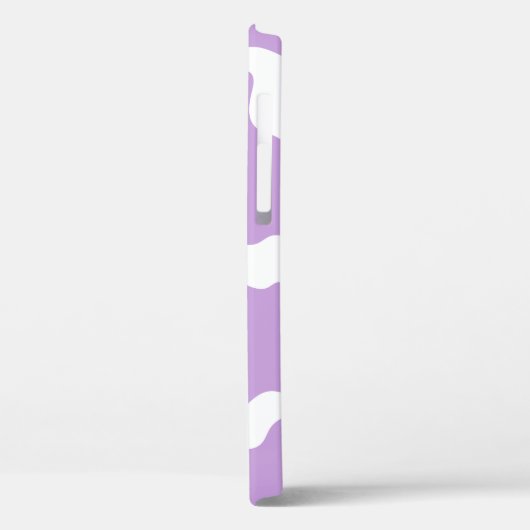 Pastell lila Kuhprägung Kawaii Case-Mate iPhone Hülle (Rückseite / Links)