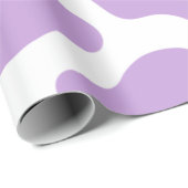 Pastell lila Kuhprägung Kawaii Geschenkpapier (Rolleneckpunkt)