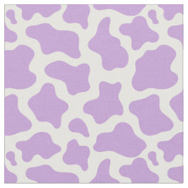 Pastell lila Kuhprägung Kawaii Stoff