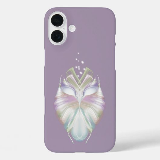 Pastell Lila Oracle Owl Case-Mate iPhone Hülle (Rückseite)