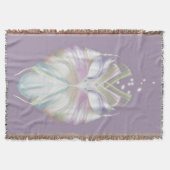 Pastell Lila Oracle Owl Decke (Vorderseite)