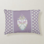 Pastell Lila Oracle Owl Dekokissen (Vorderseite)