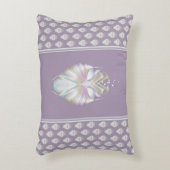 Pastell Lila Oracle Owl Dekokissen (Vorderseite(Vertikal))