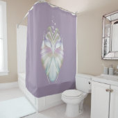 Pastell Lila Oracle Owl Duschvorhang (Beispiel)