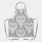 Pastell Lila Oracle Owl Grosses Muster Schürze (Vorderseite)