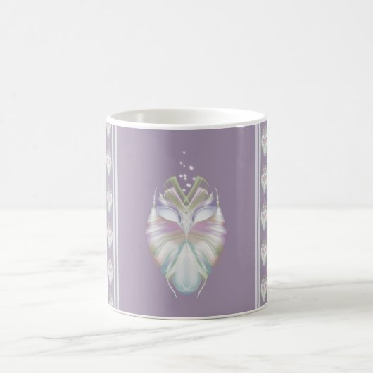 Pastell Lila Oracle Owl Kaffeetasse (Mittel)
