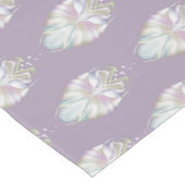 Pastell Lila Oracle Owl Mittelgroßer Tischläufer (Ecke)