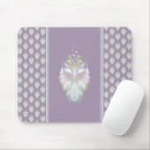 Pastell Lila Oracle Owl Mousepad (Mit Mouse)