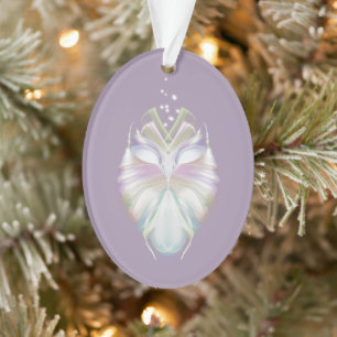 Pastell Lila Oracle Owl Ornament