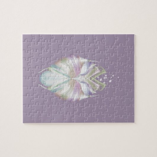 Pastell Lila Oracle Owl Puzzle (Horizontal)