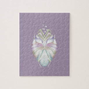 Pastell Lila Oracle Owl Puzzle