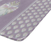 Pastell Lila Oracle Owl Schneidebrett (Ecke)