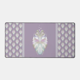 Pastell Lila Oracle Owl Schreibtischunterlage