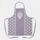 Pastell Lila Oracle Owl Schürze (Vorderseite)