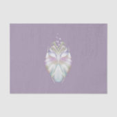 Pastell Lila Oracle Owl Seidenpapier (Vorderseite)