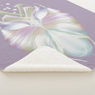 Pastell Lila Oracle Owl Sherpadecke