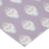 Pastell Lila Oracle Owl Tischdecke (Schrägansicht)