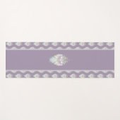 Pastell Lila Oracle Owl Yogamatte (Vorderseite (Horizontal))